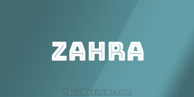 ZAHRA