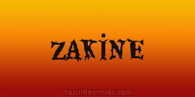 ZAKİNE