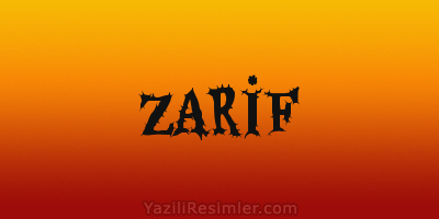 ZARİF