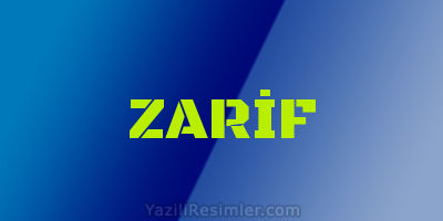 ZARİF