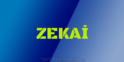 ZEKAİ