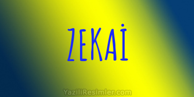 ZEKAİ