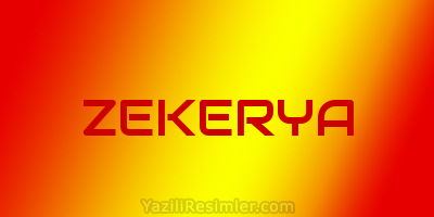 ZEKERYA