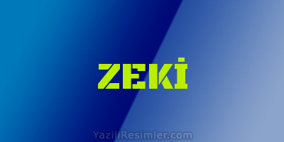 ZEKİ