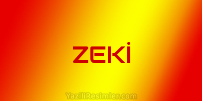 ZEKİ