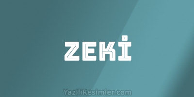 ZEKİ