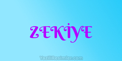 ZEKİYE