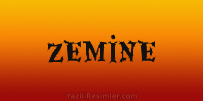 ZEMİNE