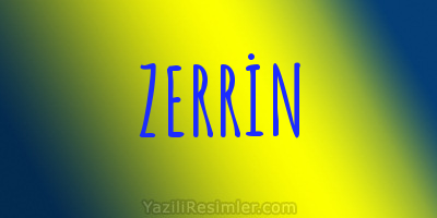 ZERRİN