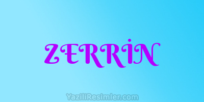 ZERRİN