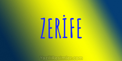 ZERİFE