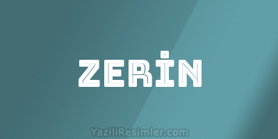 ZERİN