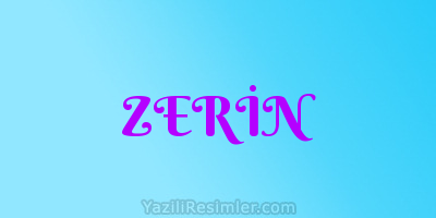 ZERİN