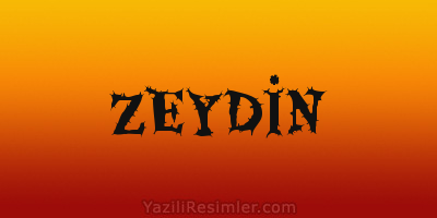 ZEYDİN