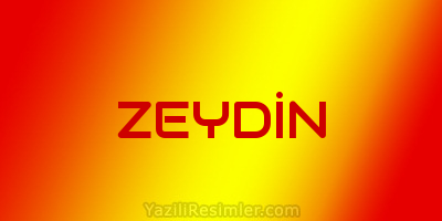 ZEYDİN