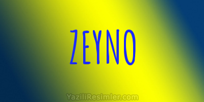 ZEYNO