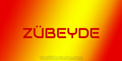 ZÜBEYDE