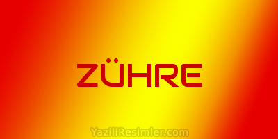 ZÜHRE