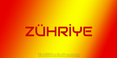 ZÜHRİYE