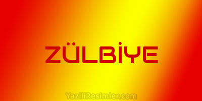 ZÜLBİYE