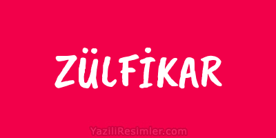 ZÜLFİKAR