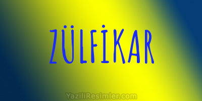 ZÜLFİKAR