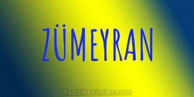 ZÜMEYRAN