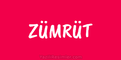 ZÜMRÜT