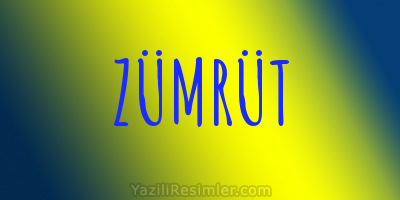 ZÜMRÜT