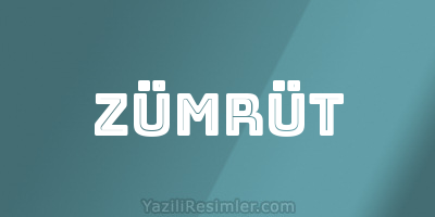 ZÜMRÜT