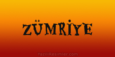 ZÜMRİYE