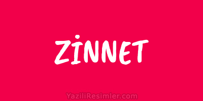 ZİNNET