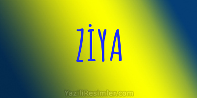 ZİYA