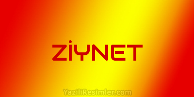 ZİYNET