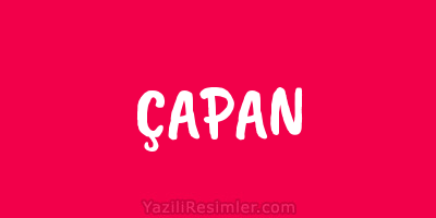 ÇAPAN