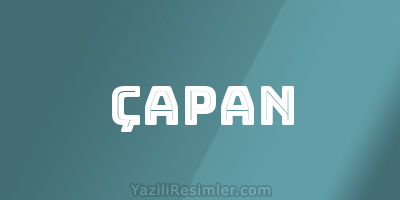 ÇAPAN