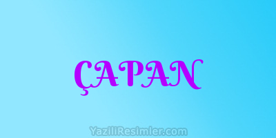 ÇAPAN