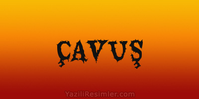 ÇAVUŞ