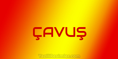 ÇAVUŞ