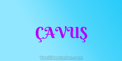 ÇAVUŞ