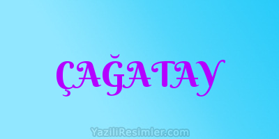 ÇAĞATAY