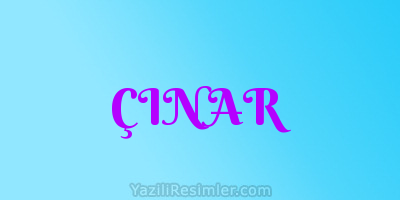 ÇINAR