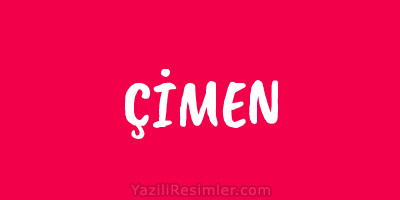 ÇİMEN