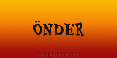 ÖNDER