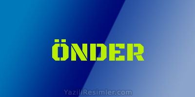 ÖNDER