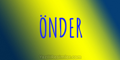 ÖNDER