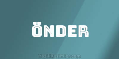 ÖNDER