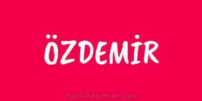 ÖZDEMİR