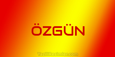 ÖZGÜN