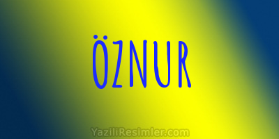 ÖZNUR